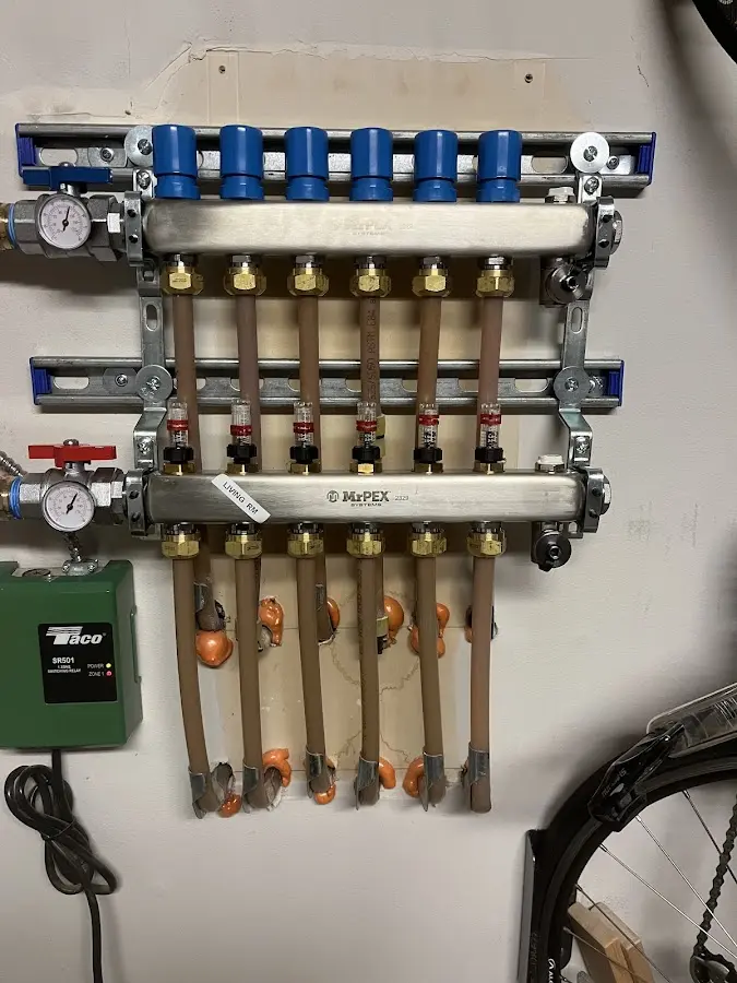 Plumber performing Leak Detection at a residential property in Worcester